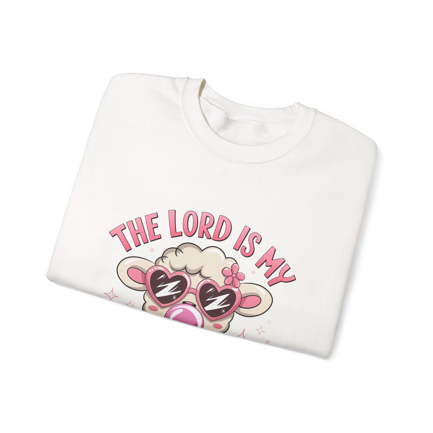 Funny Biblical Crewneck Sweatshirt - "The Lord Is My Shepherd"