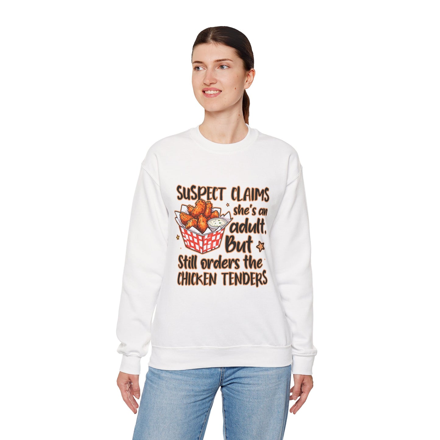 Funny Chicken Tenders Sweatshirt for Adults