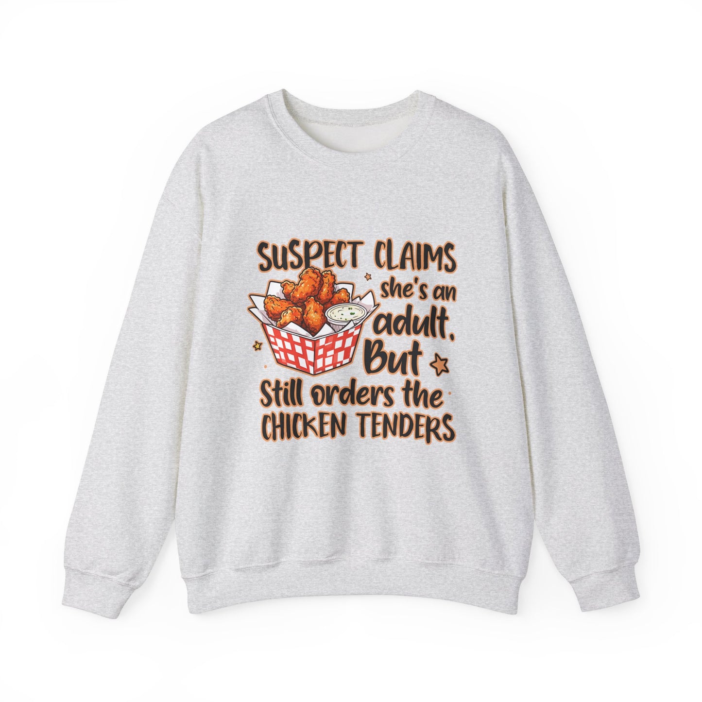 Funny Chicken Tenders Sweatshirt for Adults