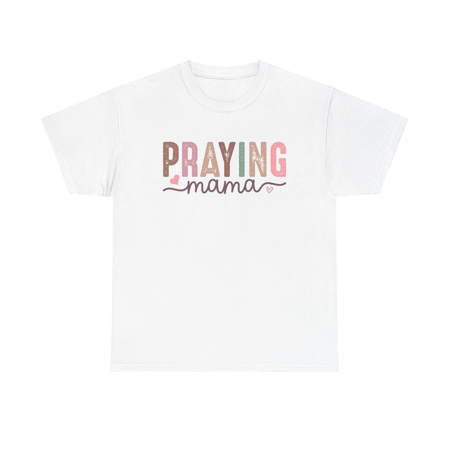 Praying Mama Unisex Heavy Cotton Tee - Perfect for Moms
