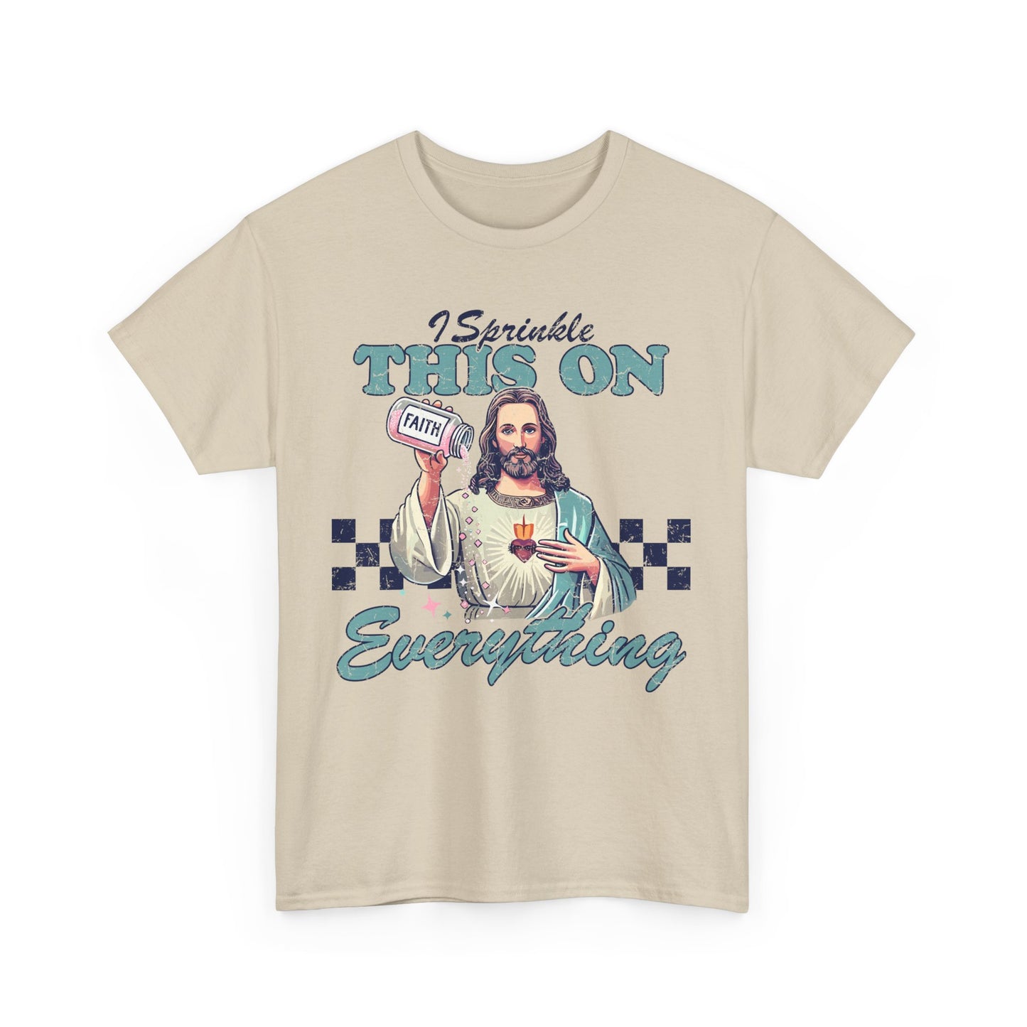 Funny Unisex Heavy Cotton Tee - "I Sprinkle This On Everything" Graphic Shirt