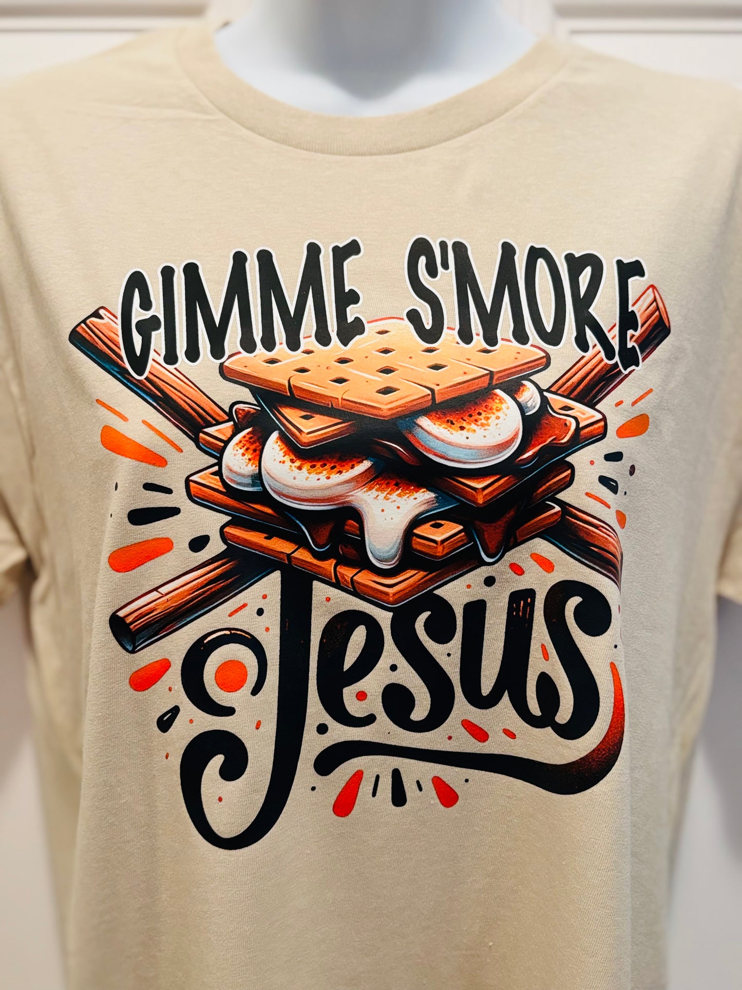 Gimme S’more Jesus T-Shirt | Christian Campfire Tee