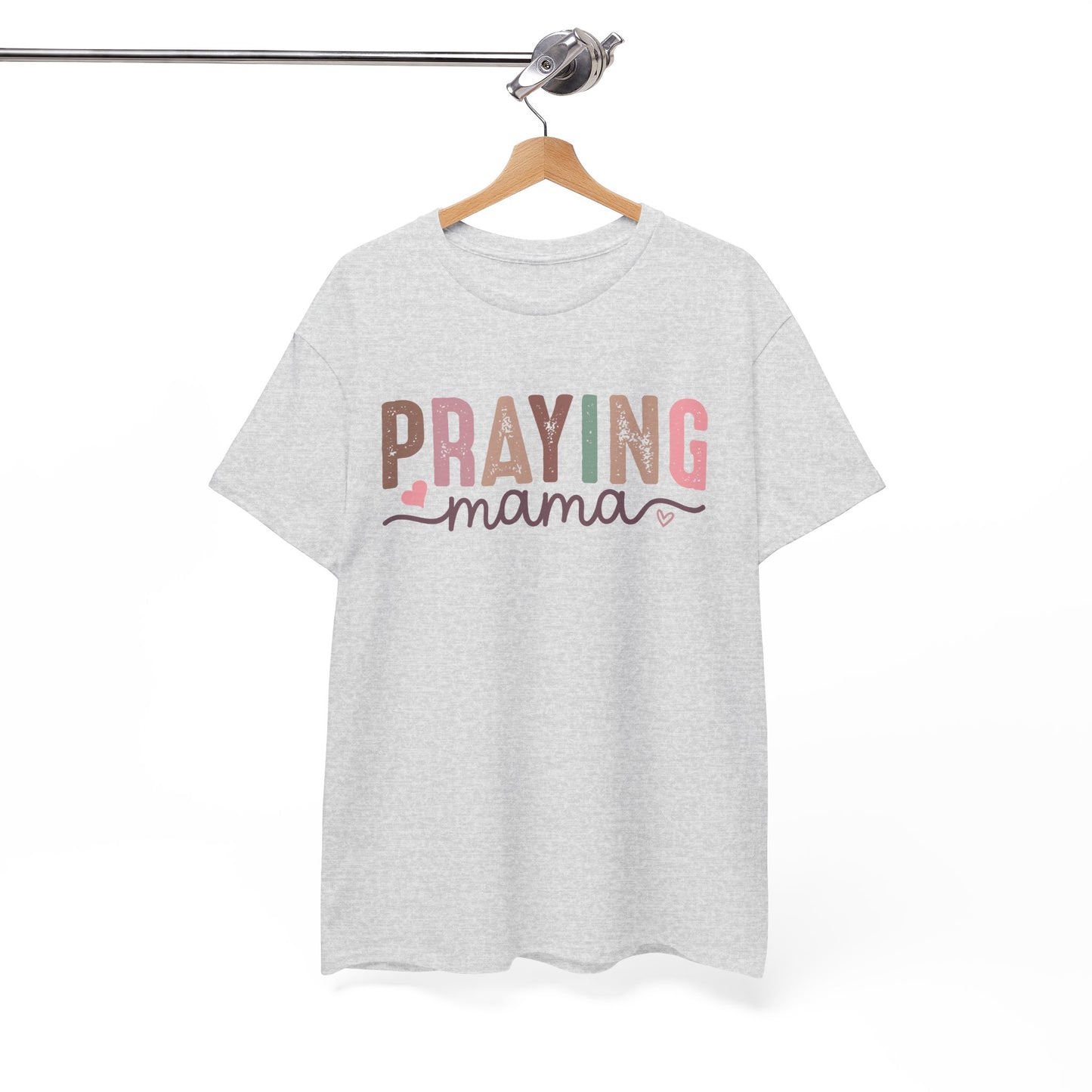 Praying Mama Unisex Heavy Cotton Tee - Perfect for Moms