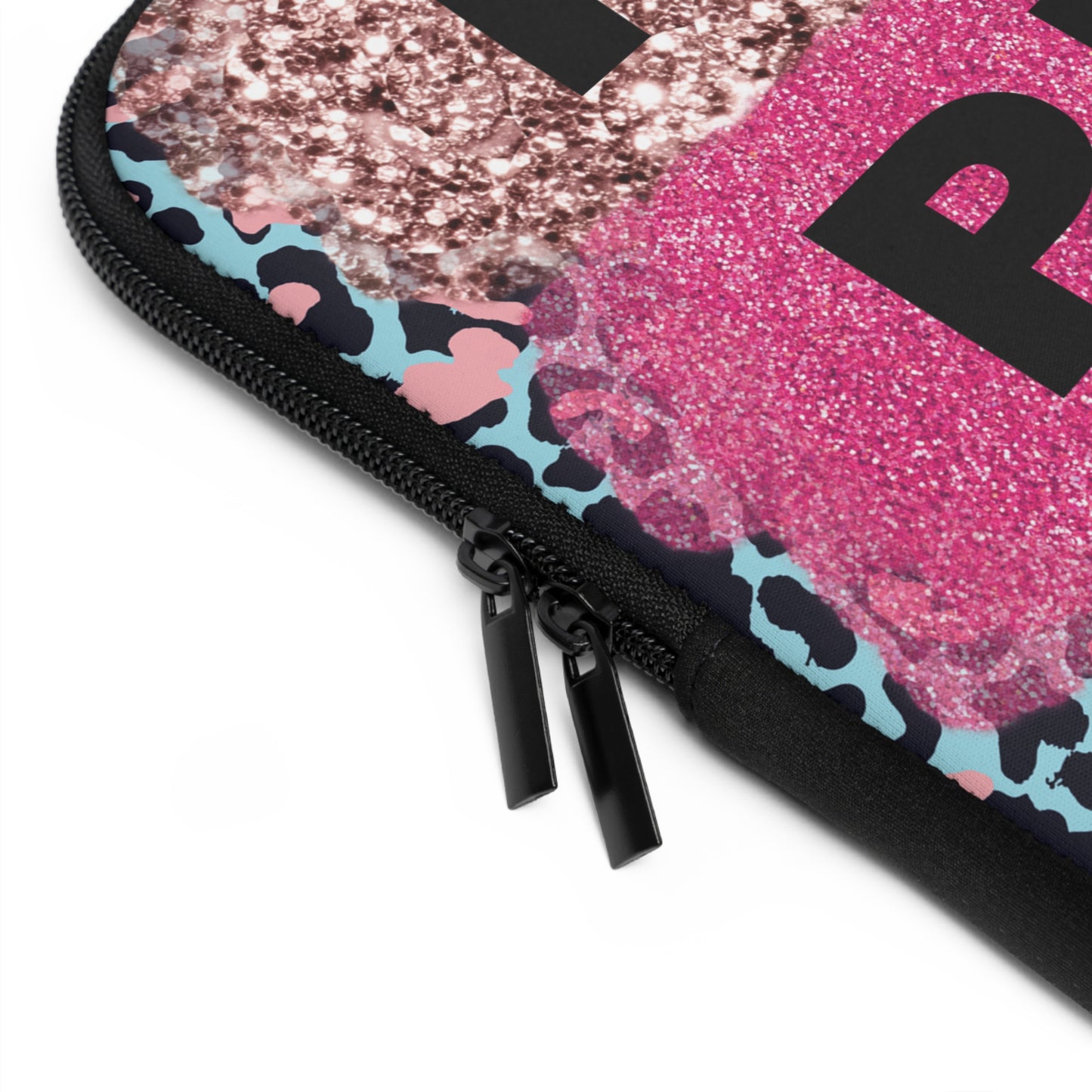 Inspirational Laptop Sleeve - 'Pray Through It' - Stylish Glitter Design for Students & Professionals