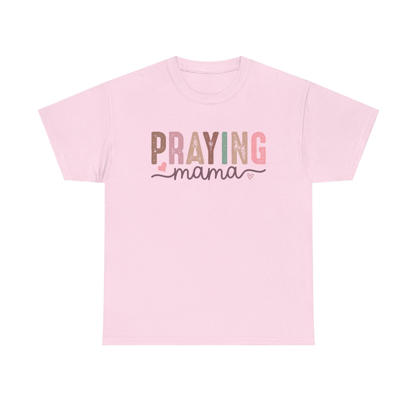 Praying Mama Unisex Heavy Cotton Tee - Perfect for Moms