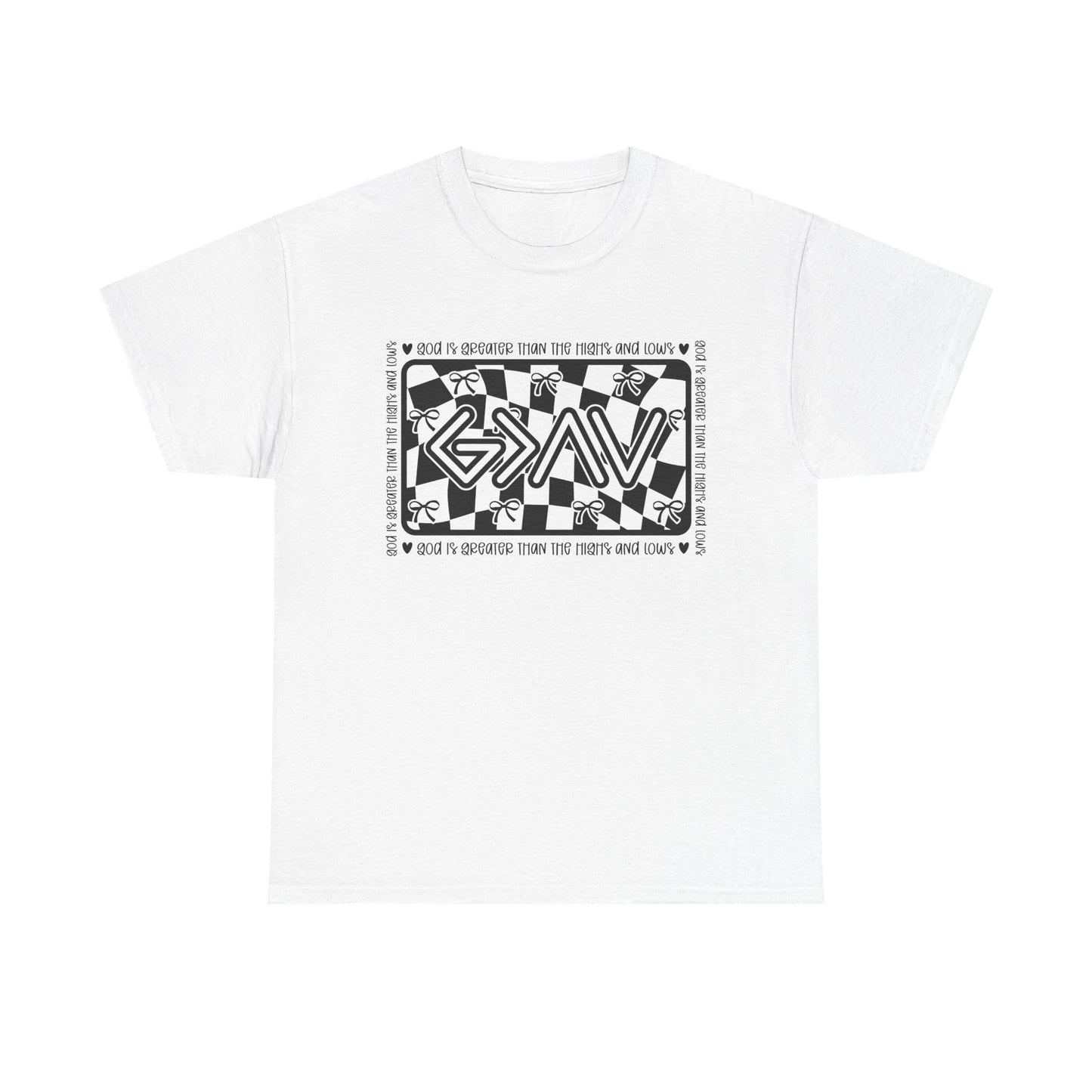 Unisex Heavy Cotton Tee - God is Greater than my ups and downs