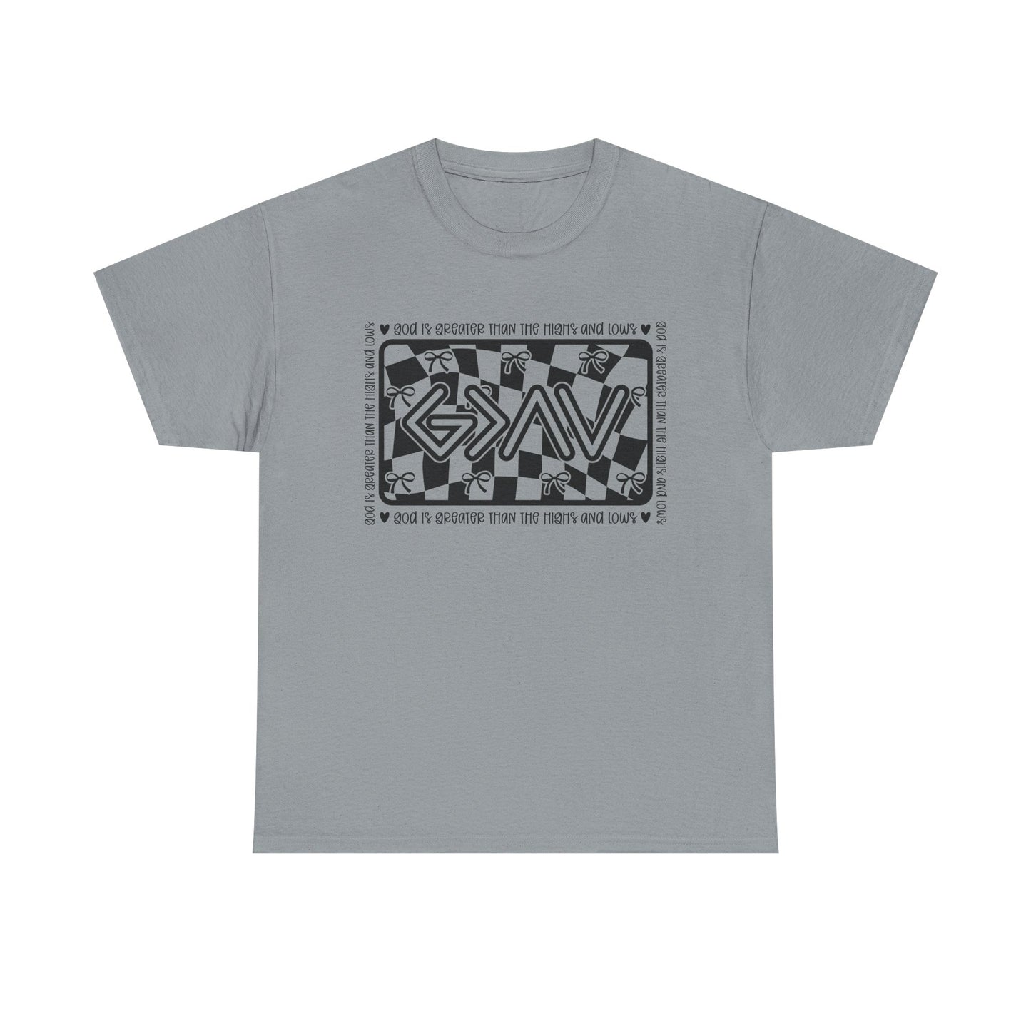 Unisex Heavy Cotton Tee - God is Greater than my ups and downs