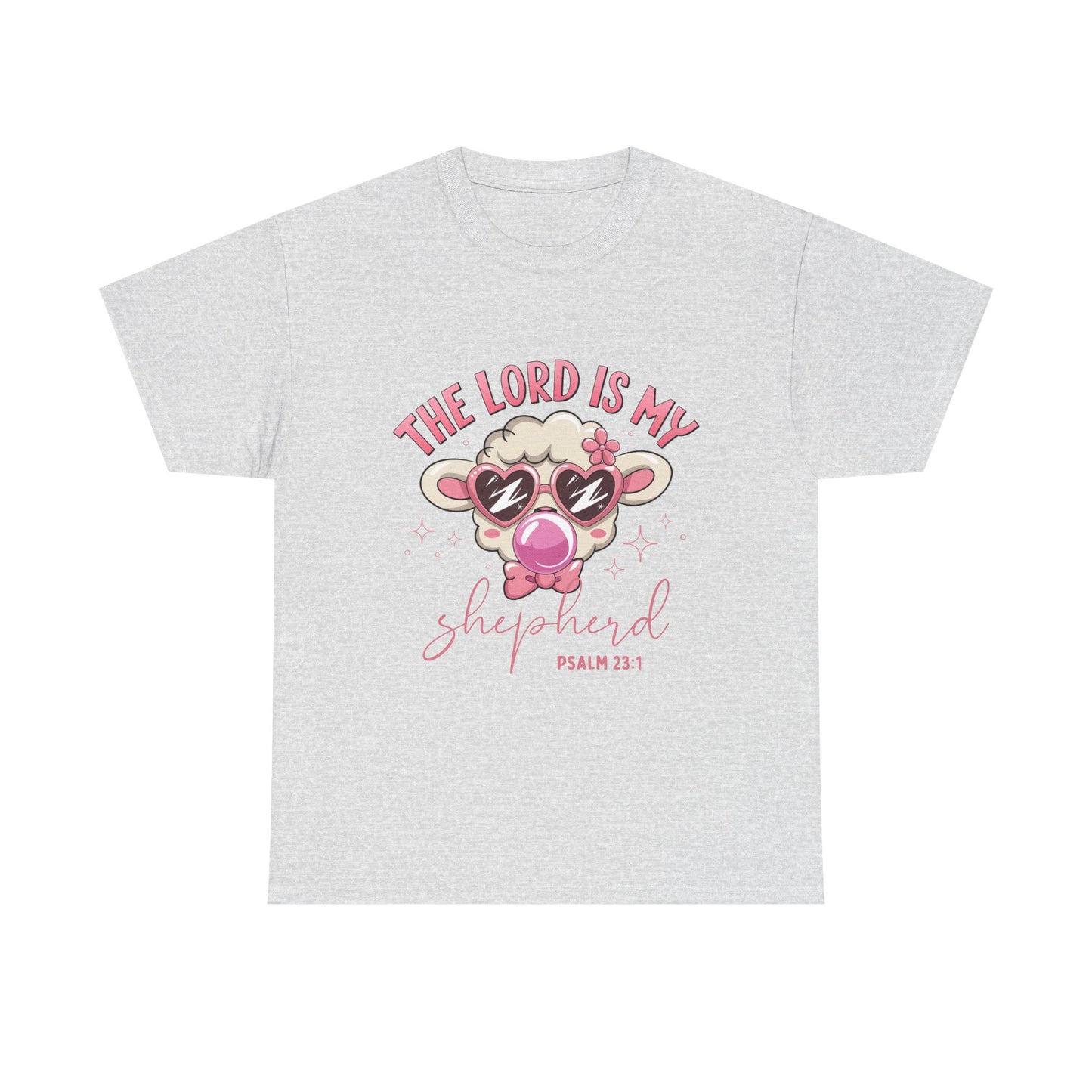 Faith-Inspired Unisex Heavy Cotton Tee - 'The Lord Is My Shepherd' Design