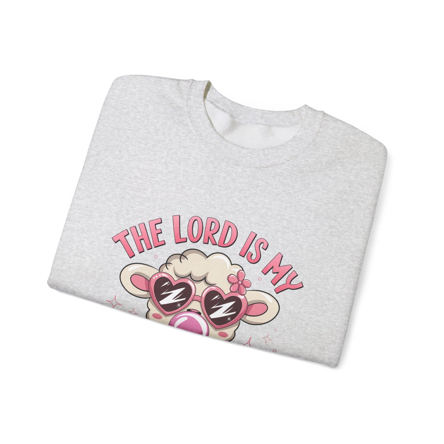 Funny Biblical Crewneck Sweatshirt - "The Lord Is My Shepherd"