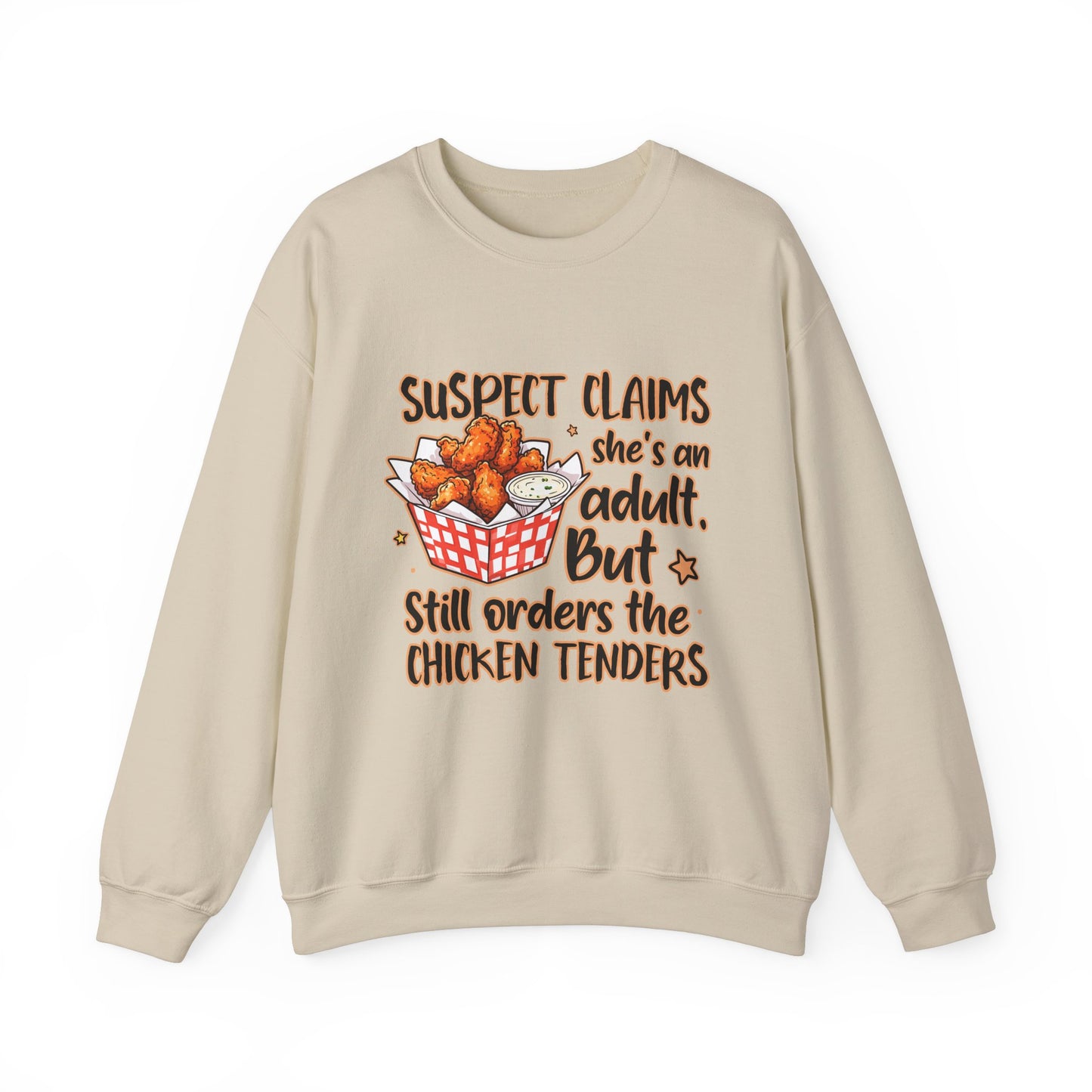 Funny Chicken Tenders Sweatshirt for Adults