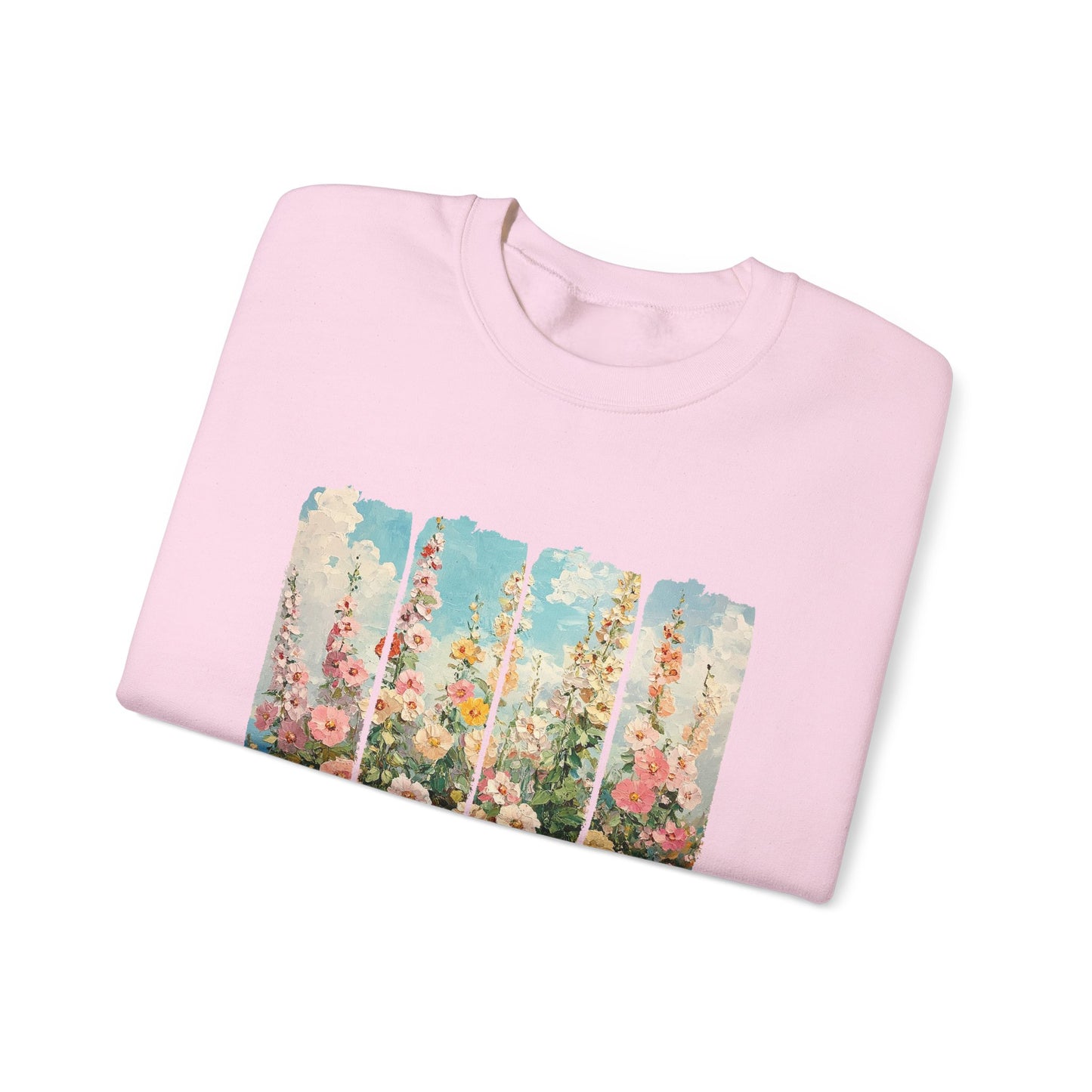 Inspirational Floral Crewneck Sweatshirt - "His Mercies Are New Every Morning"
