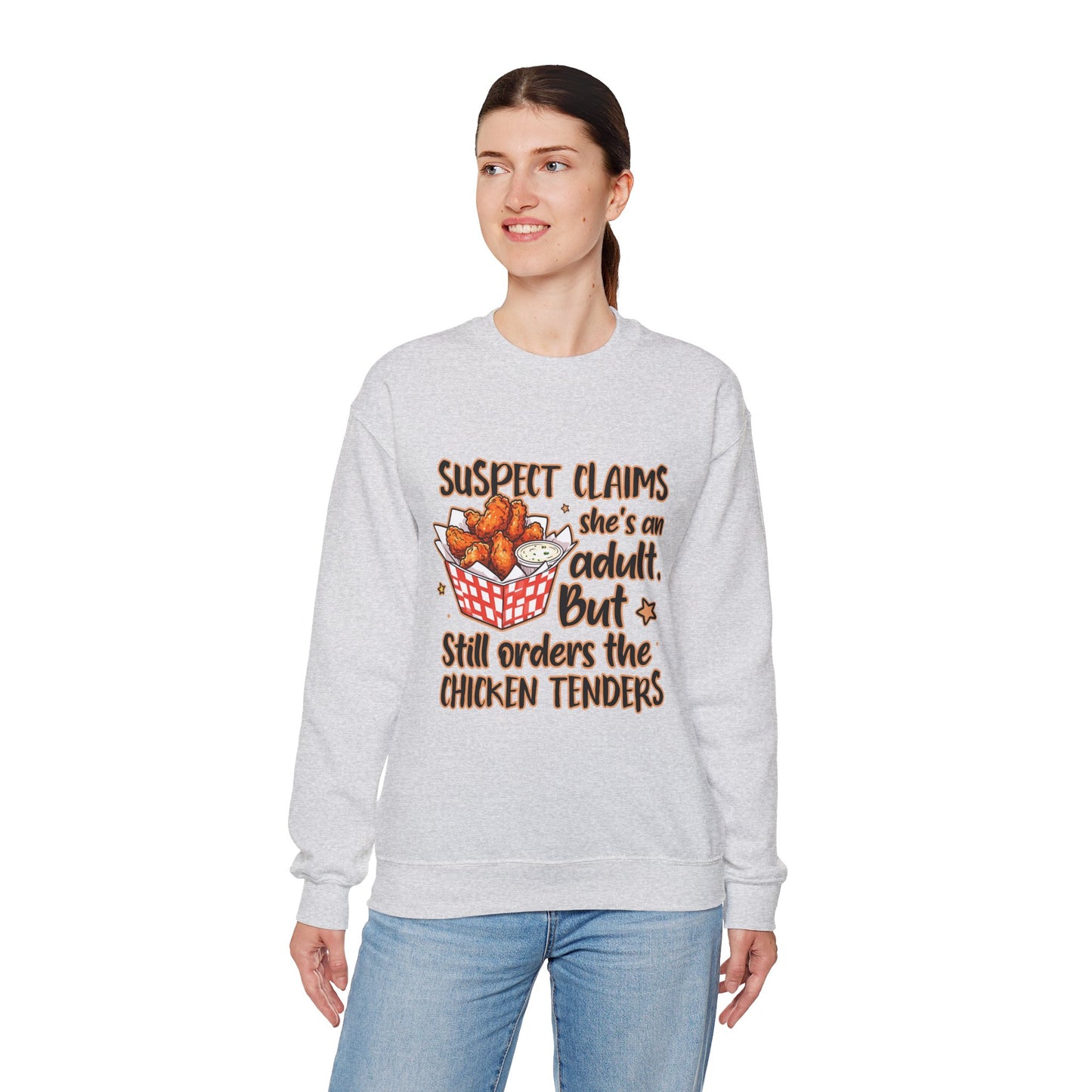 Funny Chicken Tenders Sweatshirt for Adults