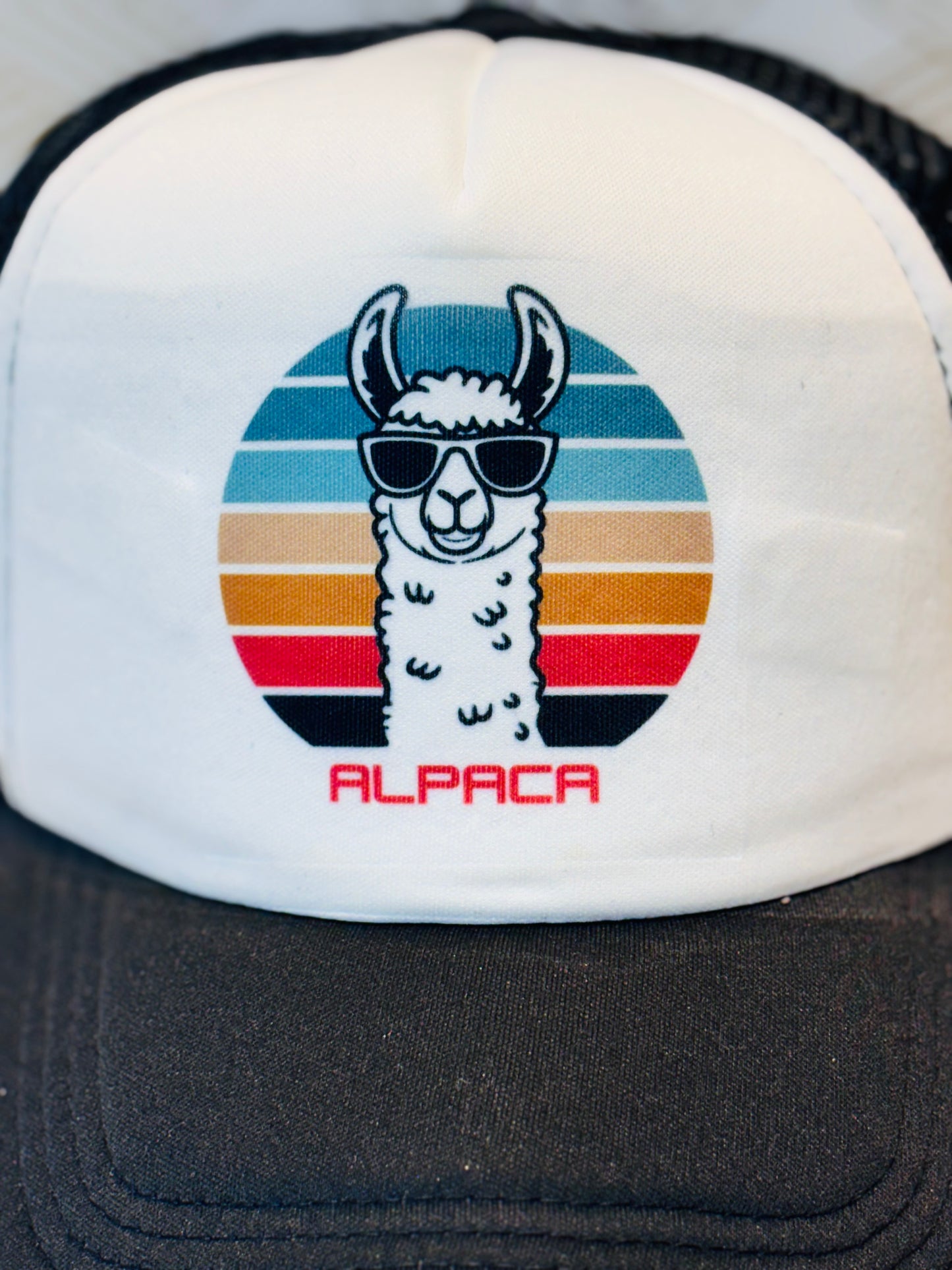 Alpaca trucker hat | Gift for her | Funny trucker hat | Alpaca | Sunglasses