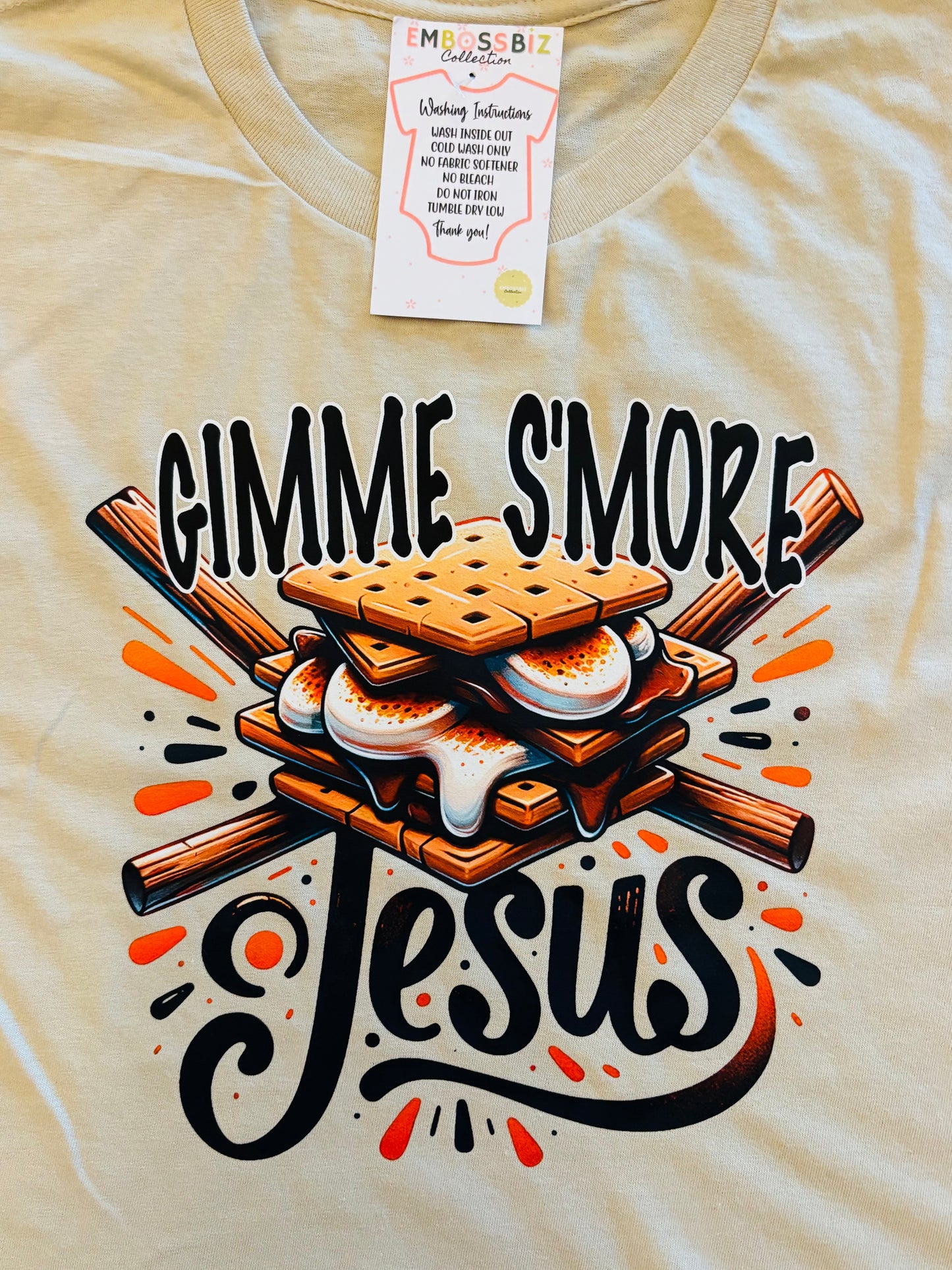 Gimme S’more Jesus T-Shirt | Christian Campfire Tee