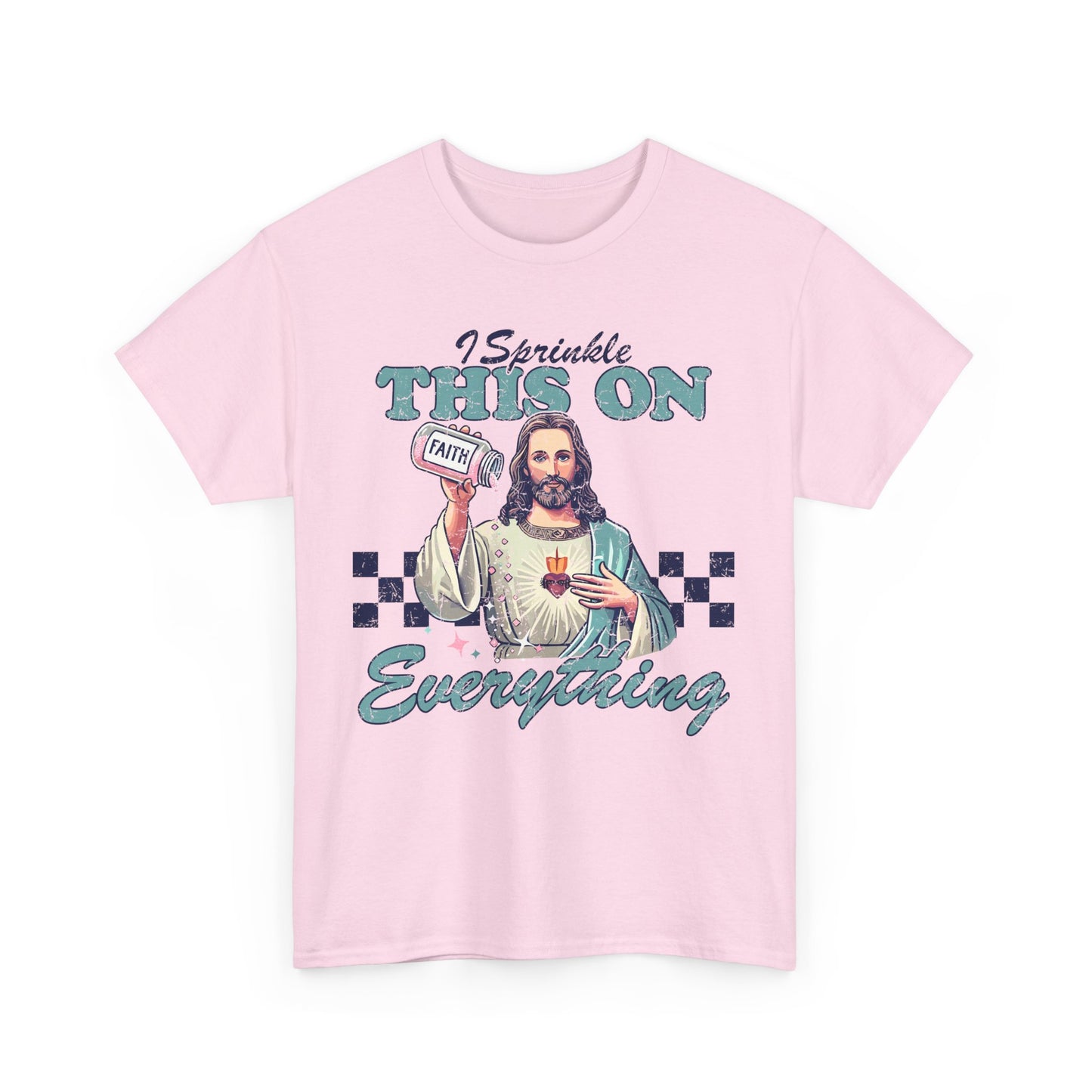Funny Unisex Heavy Cotton Tee - "I Sprinkle This On Everything" Graphic Shirt