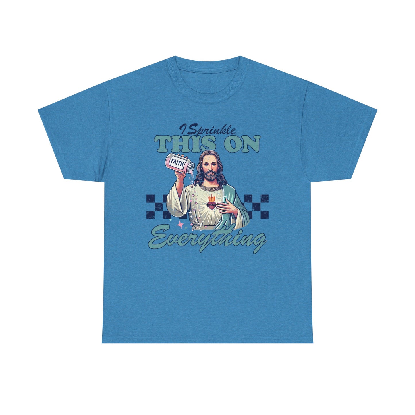 Funny Unisex Heavy Cotton Tee - "I Sprinkle This On Everything" Graphic Shirt