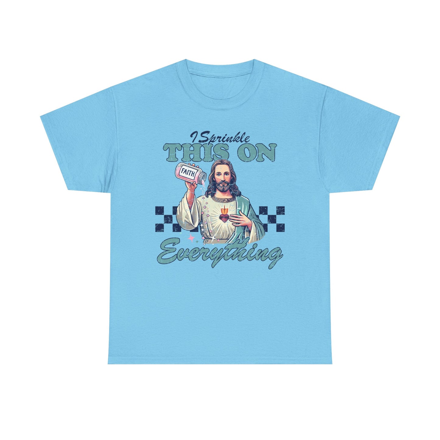 Funny Unisex Heavy Cotton Tee - "I Sprinkle This On Everything" Graphic Shirt