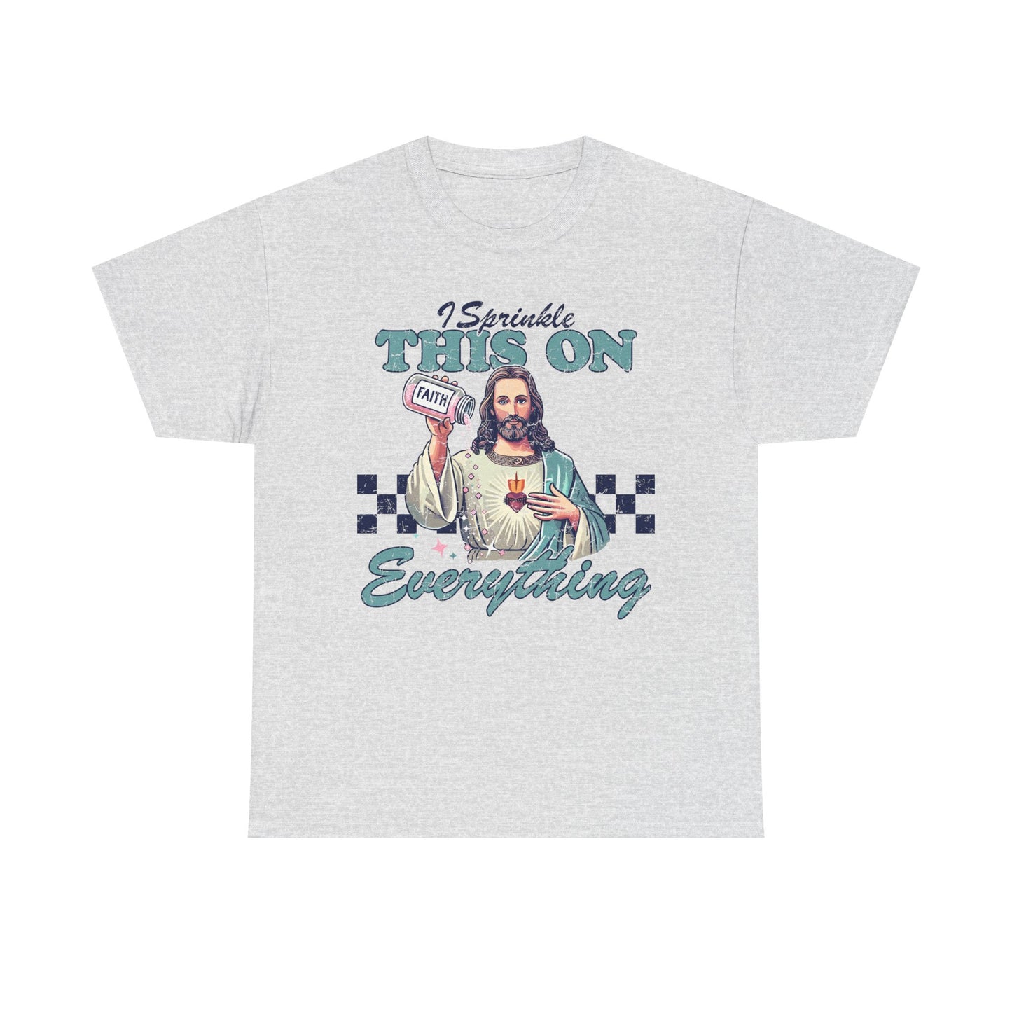Funny Unisex Heavy Cotton Tee - "I Sprinkle This On Everything" Graphic Shirt