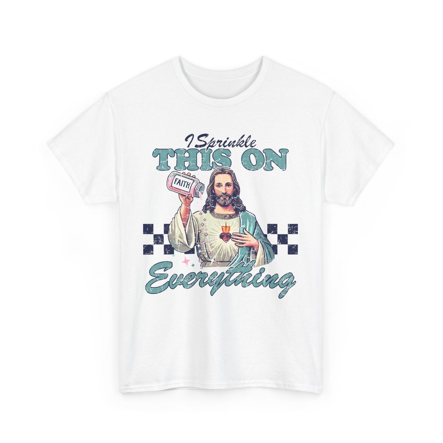 Funny Unisex Heavy Cotton Tee - "I Sprinkle This On Everything" Graphic Shirt
