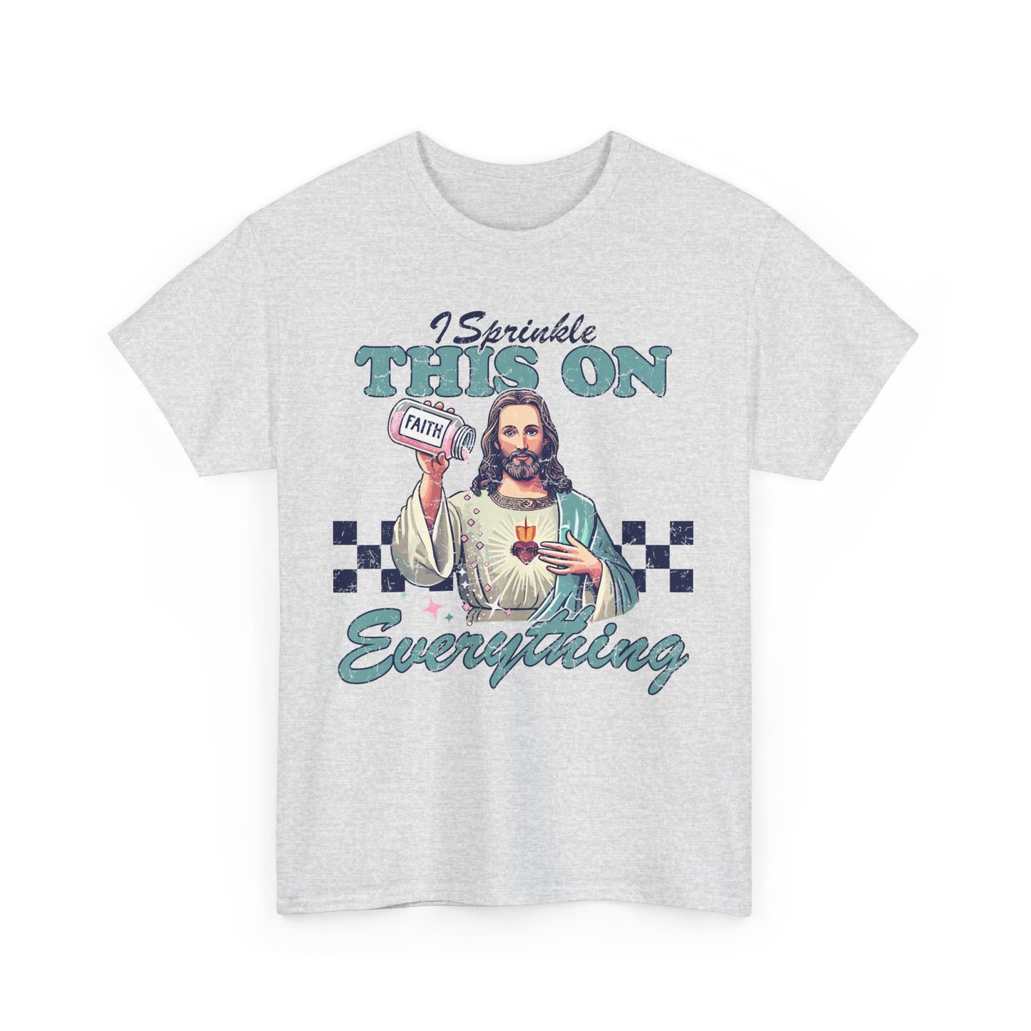 Funny Unisex Heavy Cotton Tee - "I Sprinkle This On Everything" Graphic Shirt