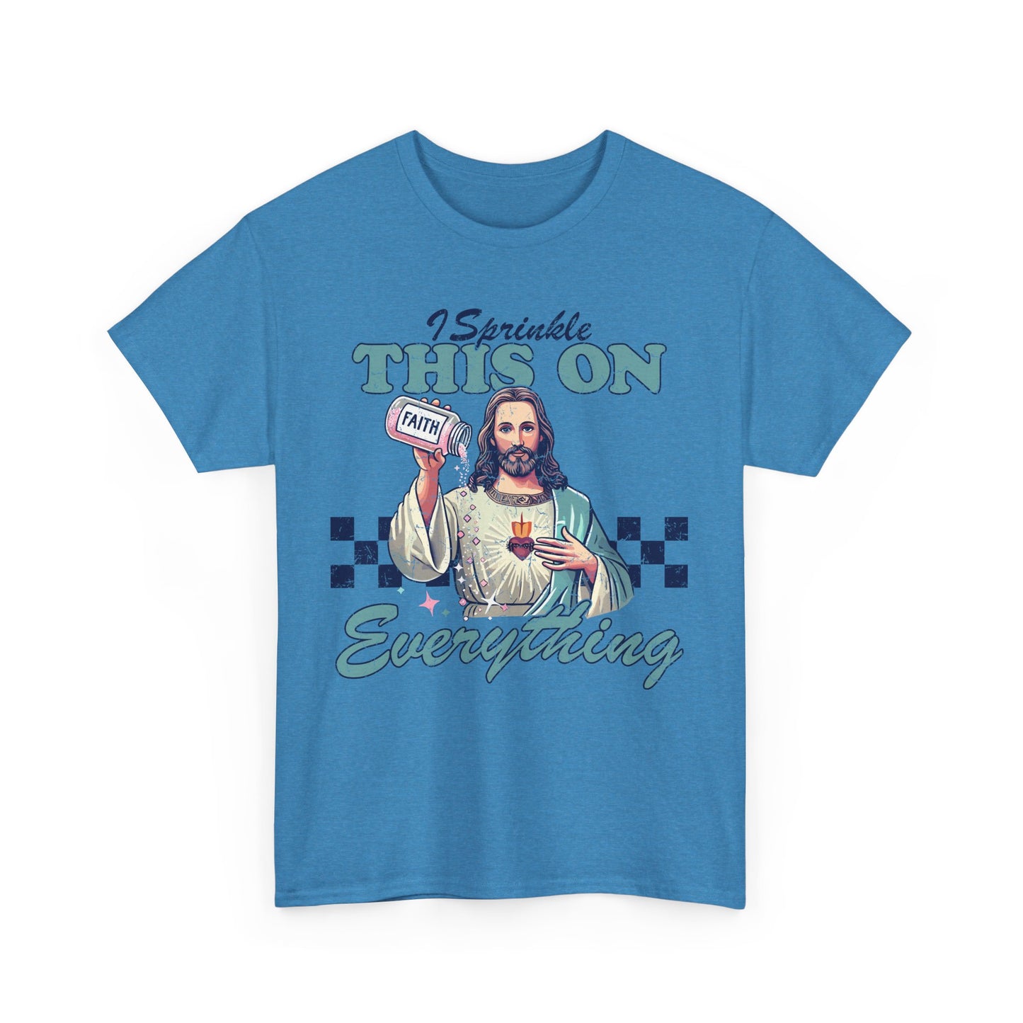 Funny Unisex Heavy Cotton Tee - "I Sprinkle This On Everything" Graphic Shirt