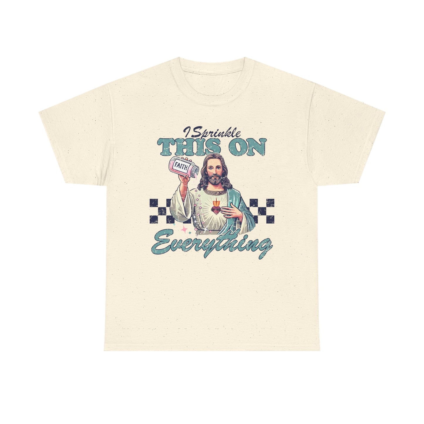Funny Unisex Heavy Cotton Tee - "I Sprinkle This On Everything" Graphic Shirt