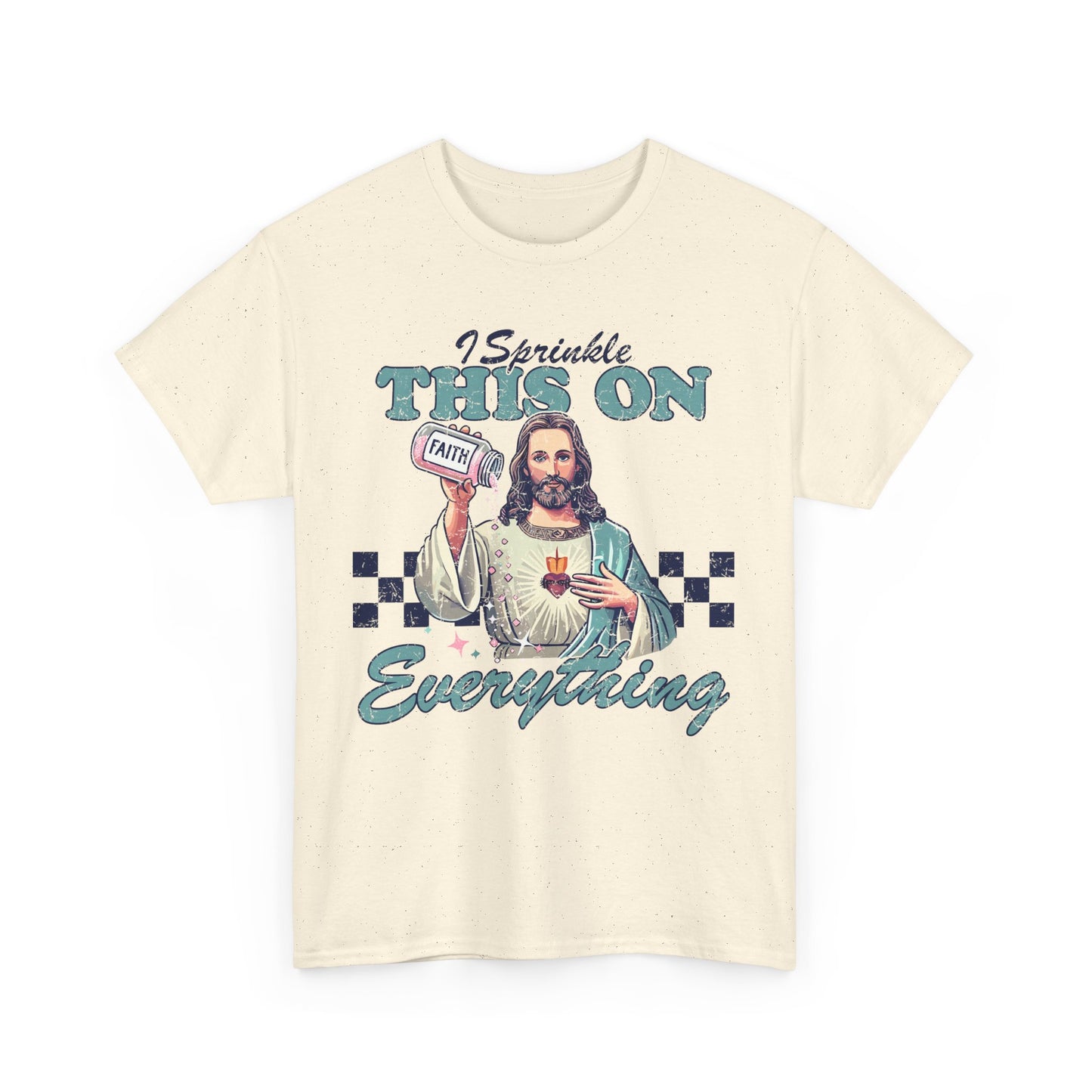 Funny Unisex Heavy Cotton Tee - "I Sprinkle This On Everything" Graphic Shirt