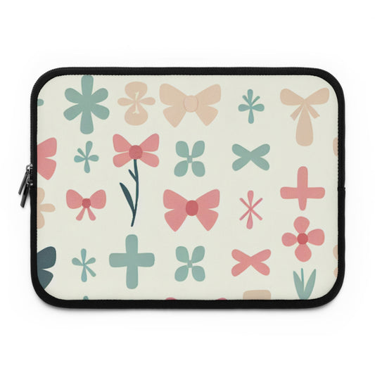 Floral Laptop Sleeve - Cute Flower Design for Tech Lovers