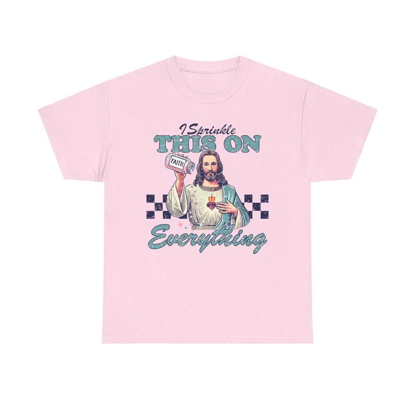 Funny Unisex Heavy Cotton Tee - "I Sprinkle This On Everything" Graphic Shirt