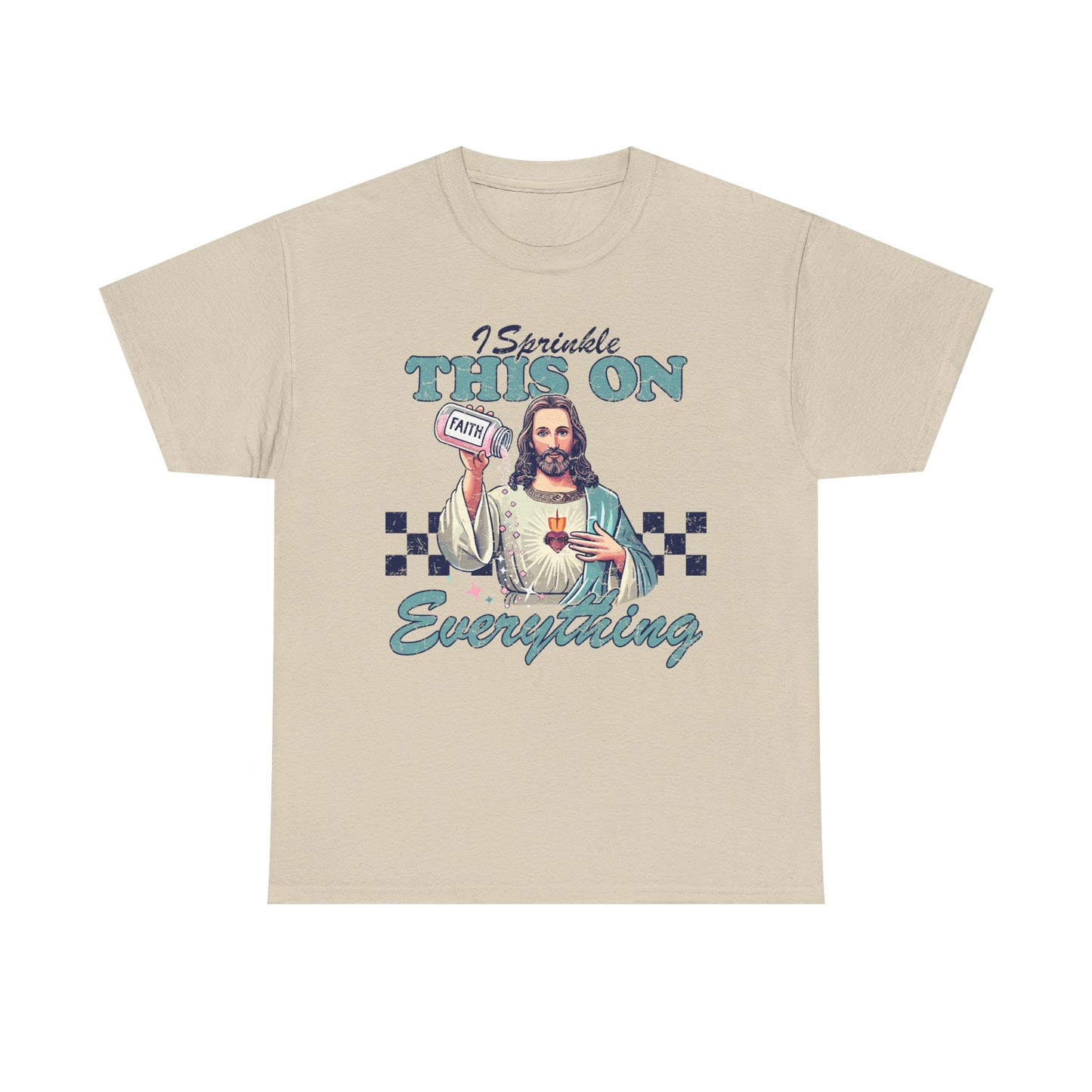 Funny Unisex Heavy Cotton Tee - "I Sprinkle This On Everything" Graphic Shirt