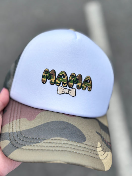 Camo Mama Trucker Hat | gift for her | country girl | Camo | Camouflage