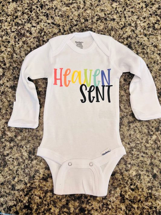 Heaven Sent Baby Onesie
