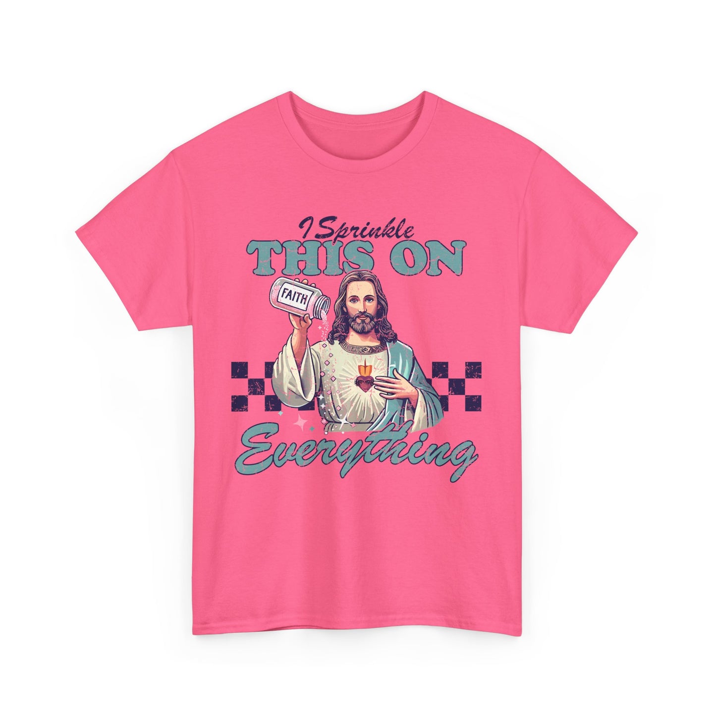 Funny Unisex Heavy Cotton Tee - "I Sprinkle This On Everything" Graphic Shirt