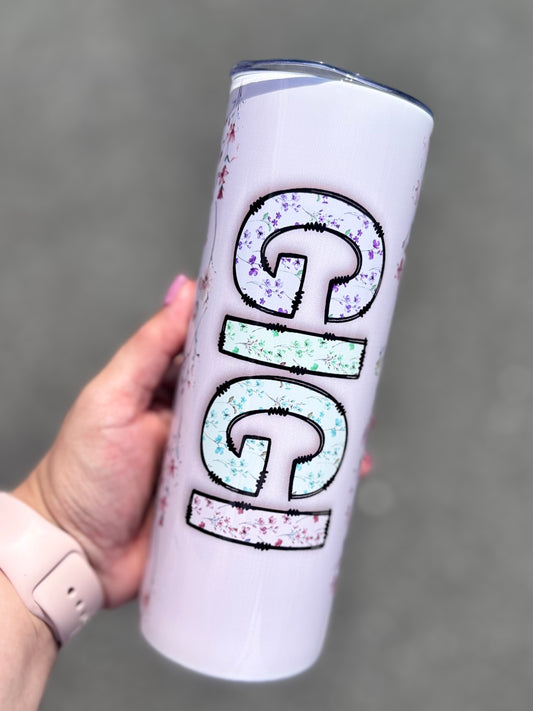 Gigi Floral 20 oz Tumbler